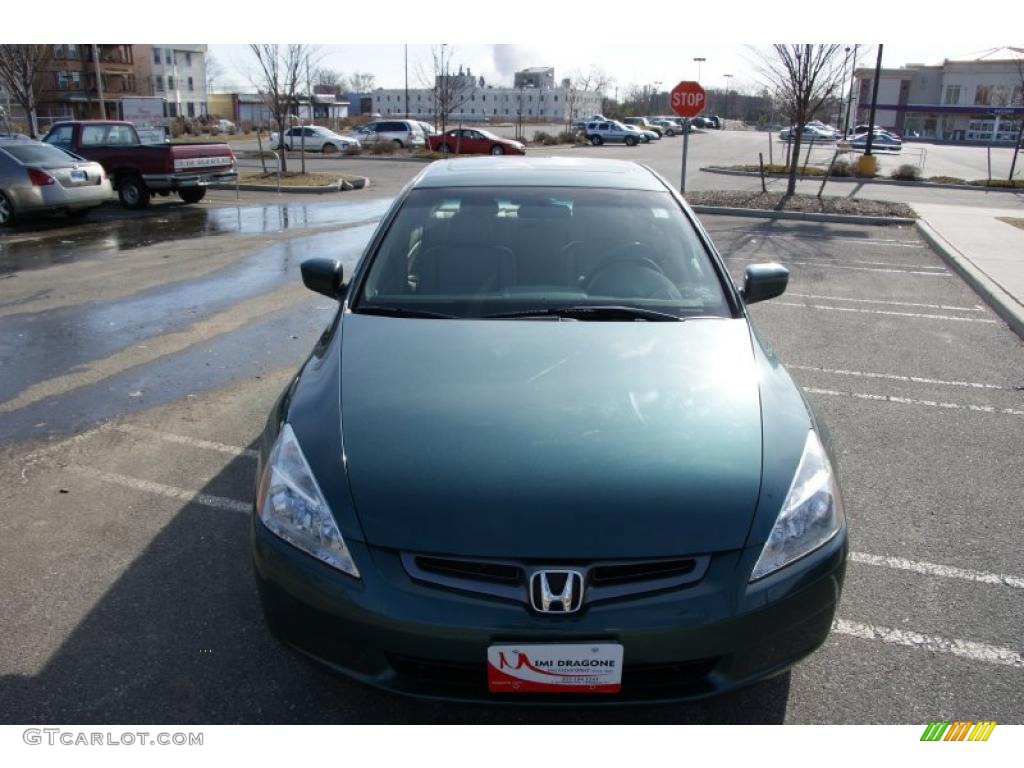 2003 Accord EX V6 Sedan - Noble Green Pearl / Gray photo #2