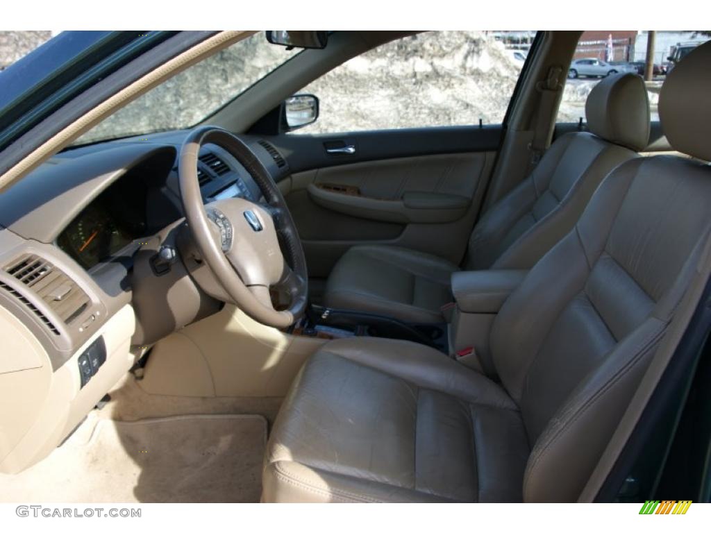 2003 Accord EX V6 Sedan - Noble Green Pearl / Gray photo #7