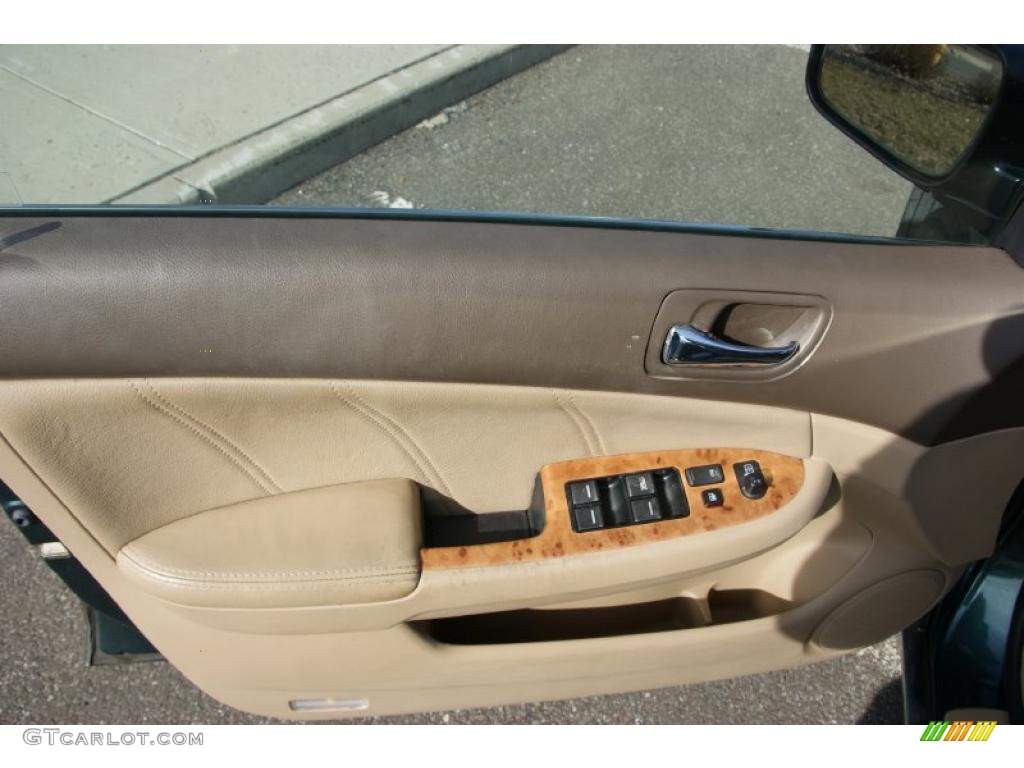 2003 Accord EX V6 Sedan - Noble Green Pearl / Gray photo #9