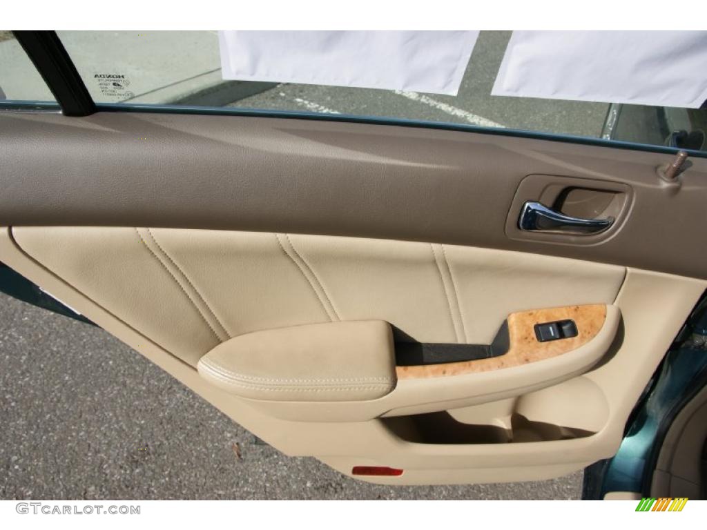 2003 Accord EX V6 Sedan - Noble Green Pearl / Gray photo #12