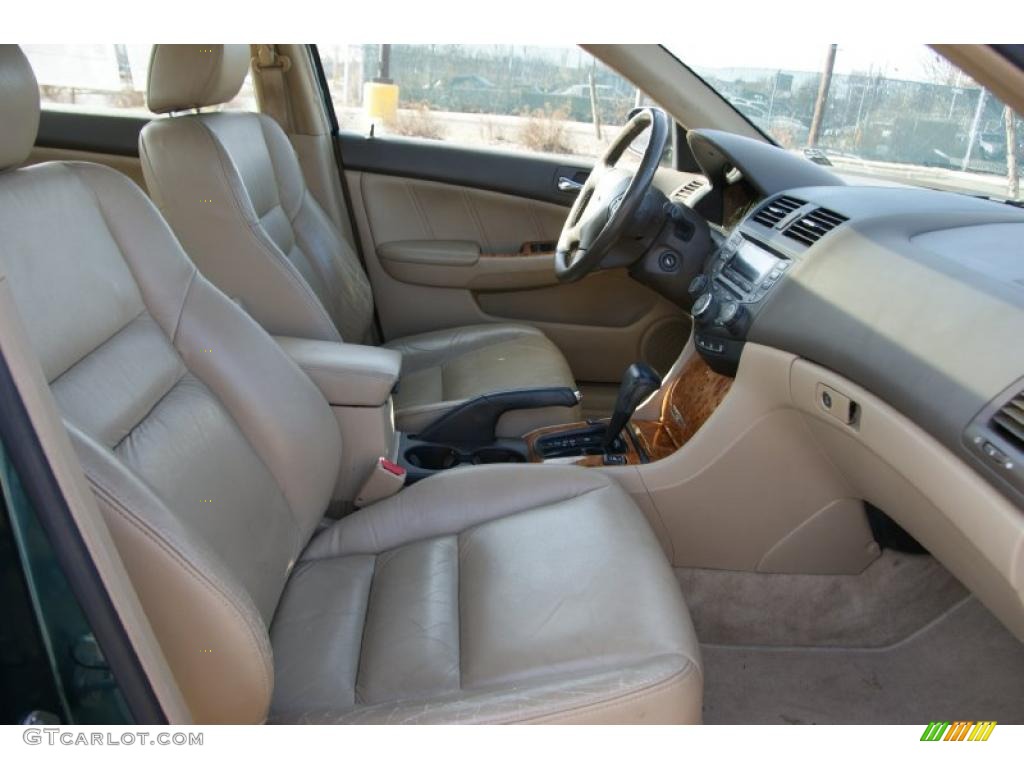 2003 Accord EX V6 Sedan - Noble Green Pearl / Gray photo #13