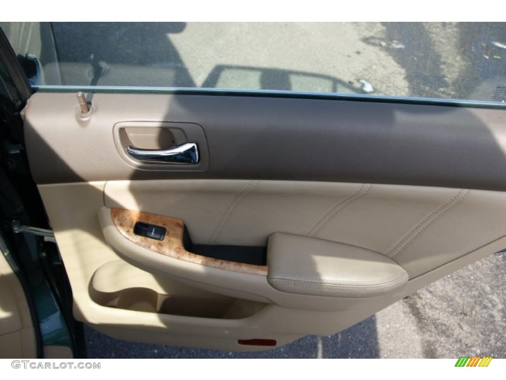 2003 Accord EX V6 Sedan - Noble Green Pearl / Gray photo #18