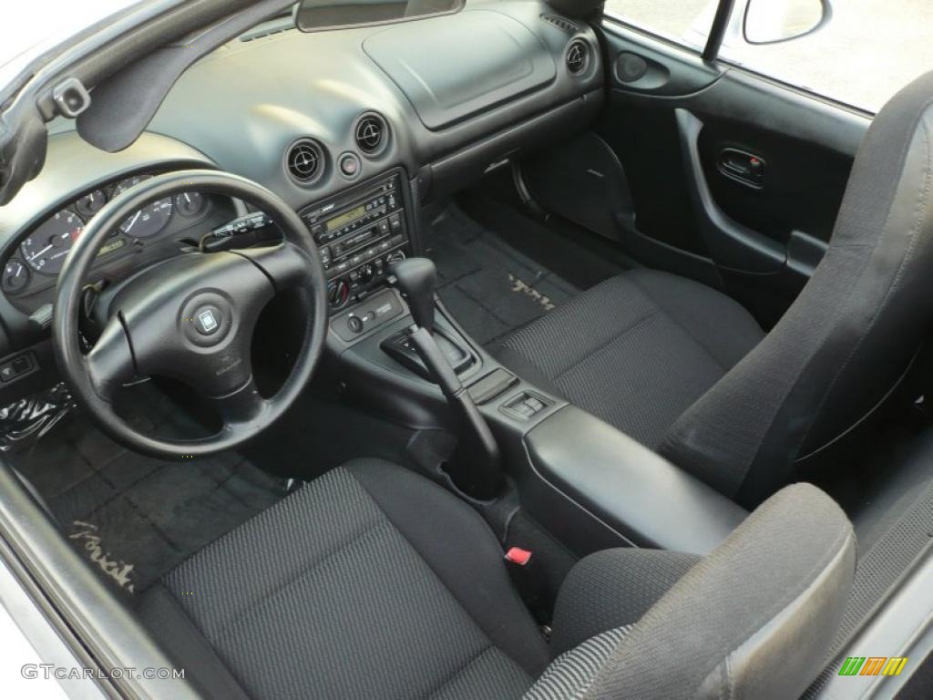 Black Interior 1999 Mazda MX-5 Miata Roadster Photo #46301278