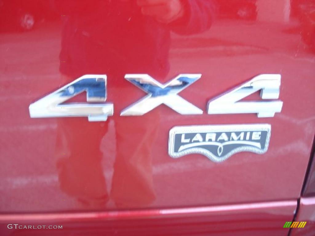 2007 Ram 1500 Laramie Quad Cab 4x4 - Inferno Red Crystal Pearl / Medium Slate Gray photo #32