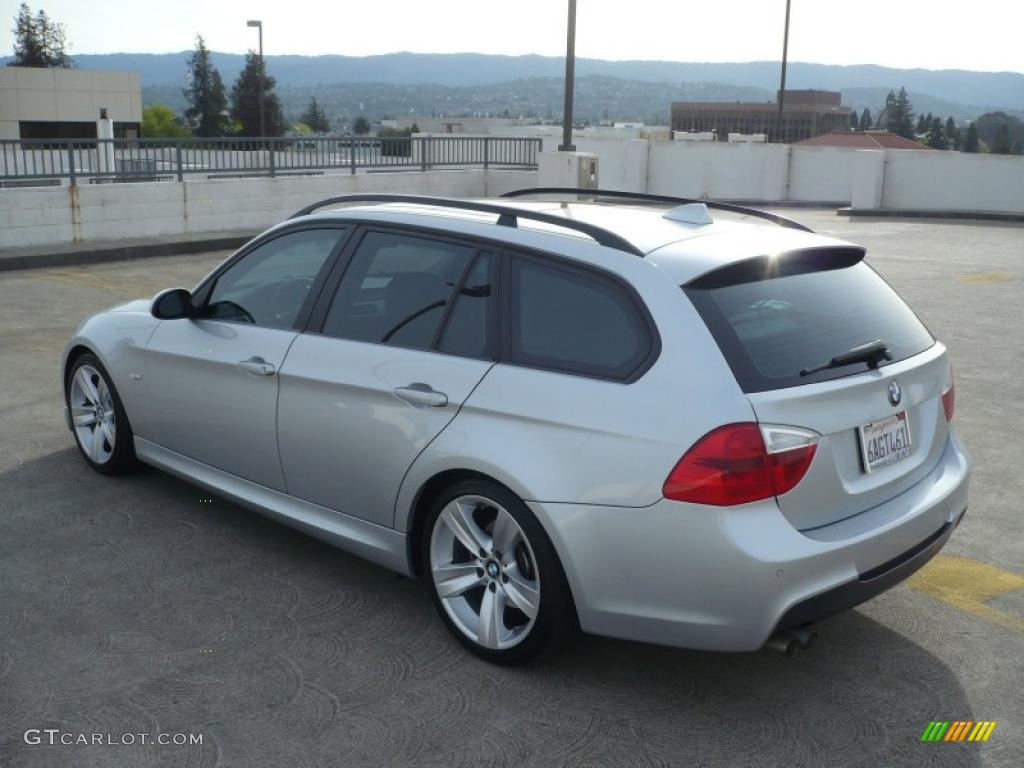 Titanium Silver Metallic 2007 BMW 3 Series 328i Wagon Exterior Photo #46301764