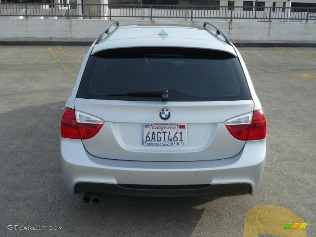 Titanium Silver Metallic 2007 BMW 3 Series 328i Wagon Exterior Photo #46301776