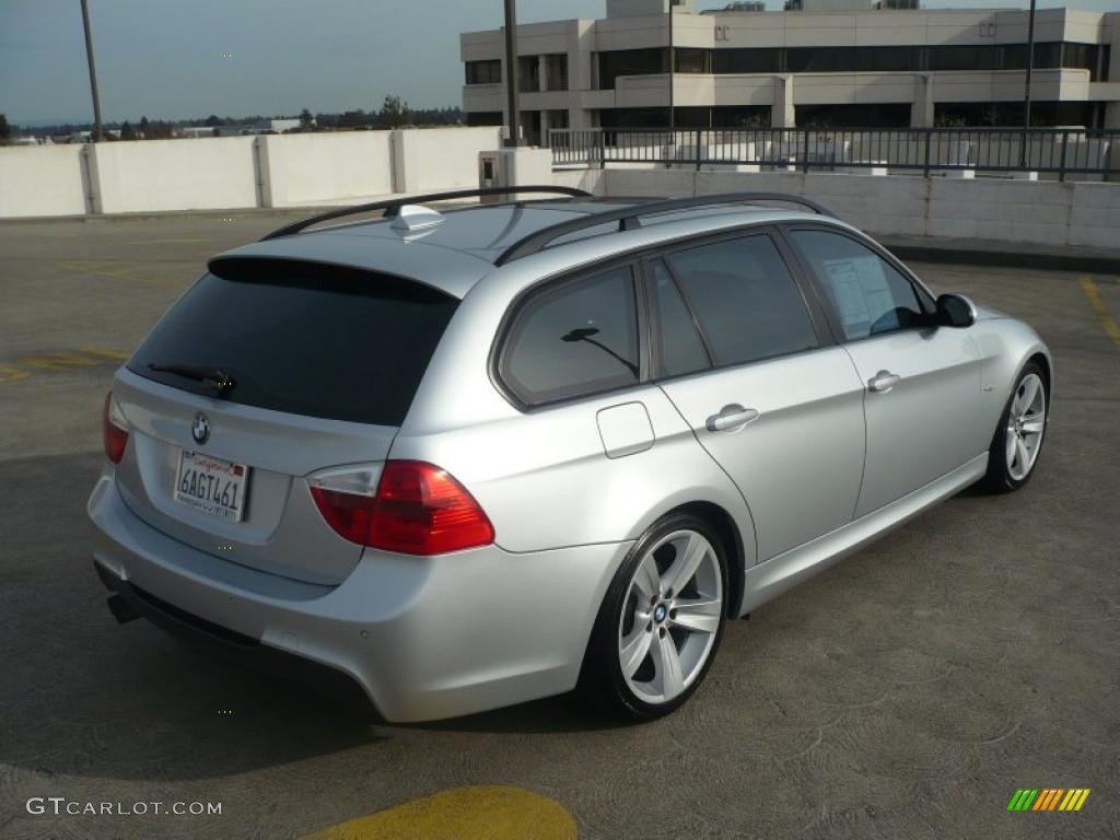 Titanium Silver Metallic 2007 BMW 3 Series 328i Wagon Exterior Photo #46301785