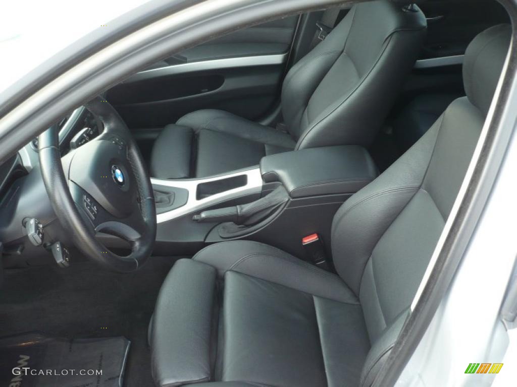 Black Interior 2007 BMW 3 Series 328i Wagon Photo #46301869