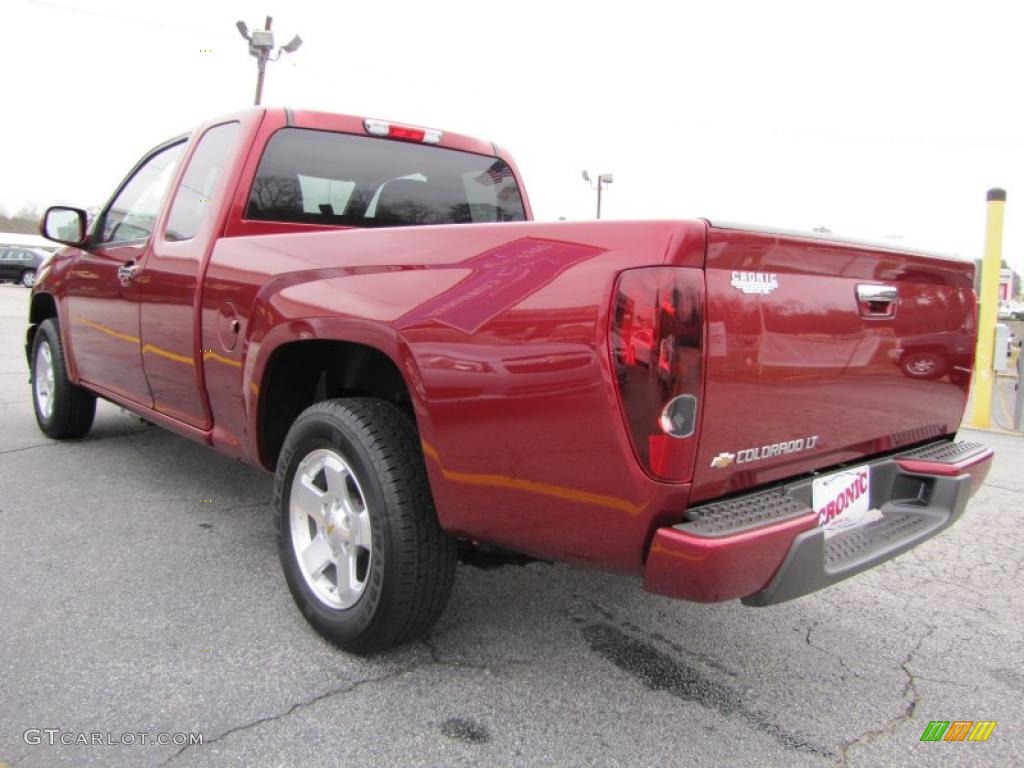Cardinal Red Metallic 2011 Chevrolet Colorado LT Extended Cab Exterior Photo #46301962