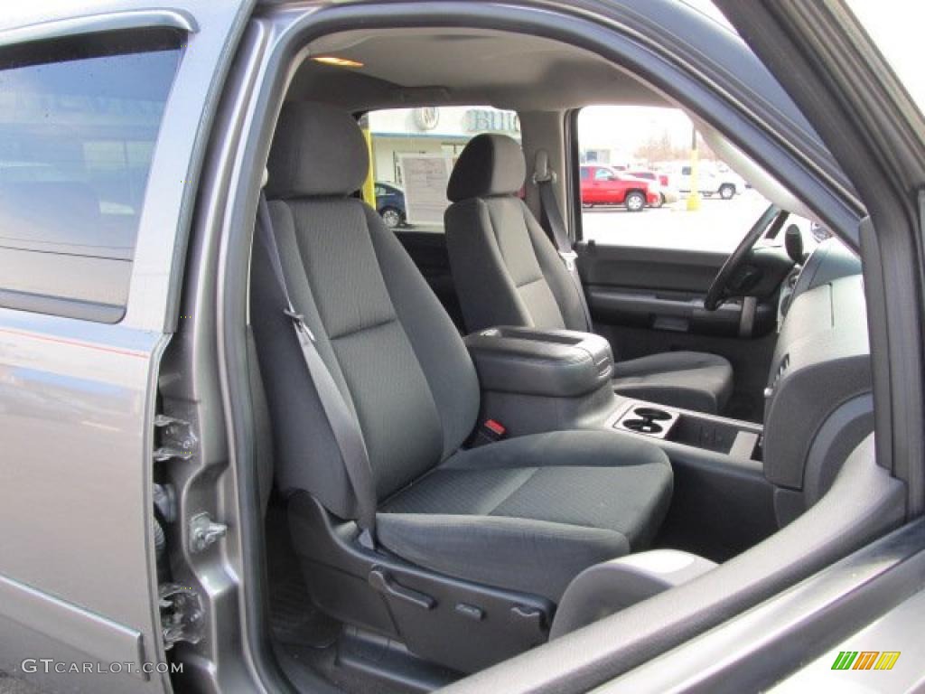 2007 Silverado 1500 LT Z71 Crew Cab 4x4 - Graystone Metallic / Ebony Black photo #12