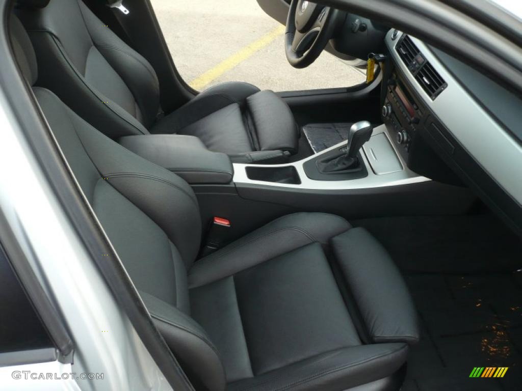 Black Interior 2007 BMW 3 Series 328i Wagon Photo #46302376