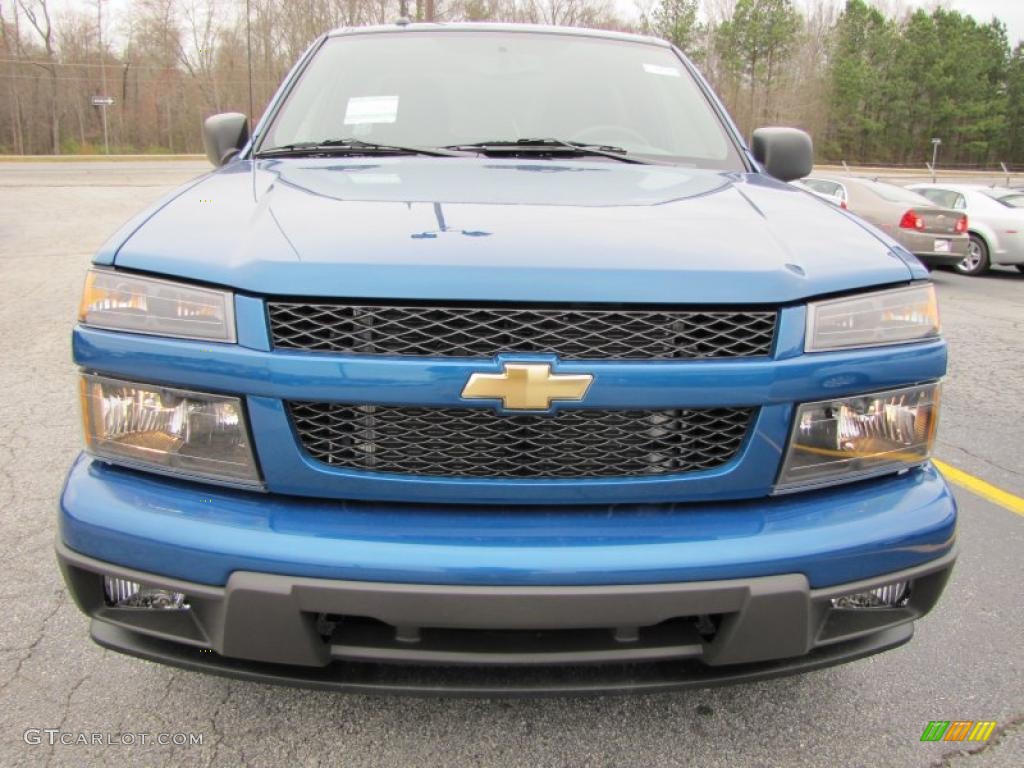 Aqua Blue Metallic 2011 Chevrolet Colorado LT Regular Cab Exterior Photo #46302724