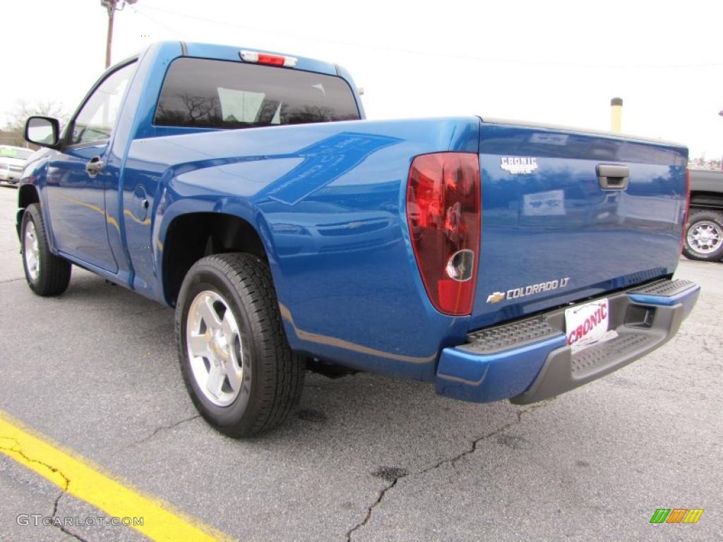 Aqua Blue Metallic 2011 Chevrolet Colorado LT Regular Cab Exterior Photo #46302754