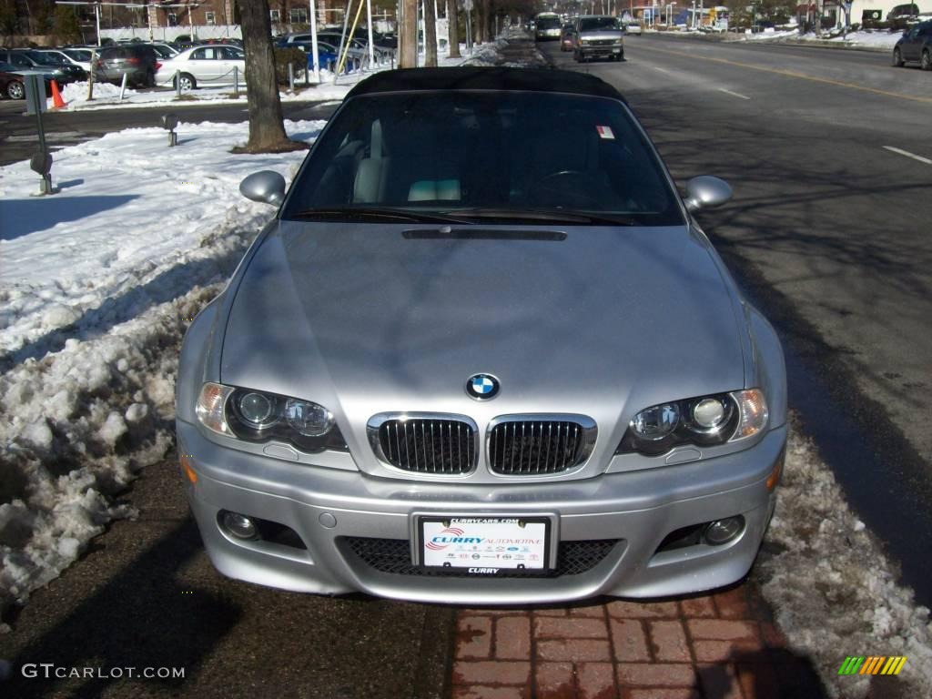 2003 M3 Convertible - Titanium Silver Metallic / Grey photo #2