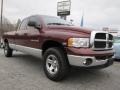 2003 Dark Garnet Red Pearl Dodge Ram 1500 SLT Quad Cab 4x4  photo #1