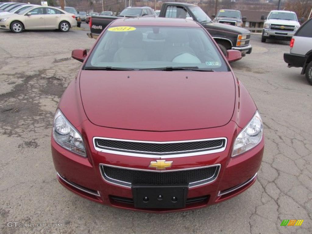 Red Jewel Tintcoat 2011 Chevrolet Malibu LT Exterior Photo #46303870