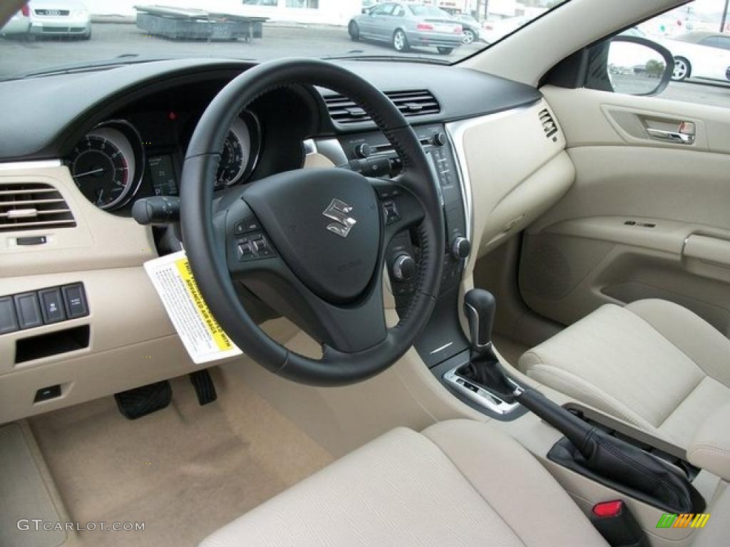 Beige Interior 2010 Suzuki Kizashi SE AWD Photo #46304251