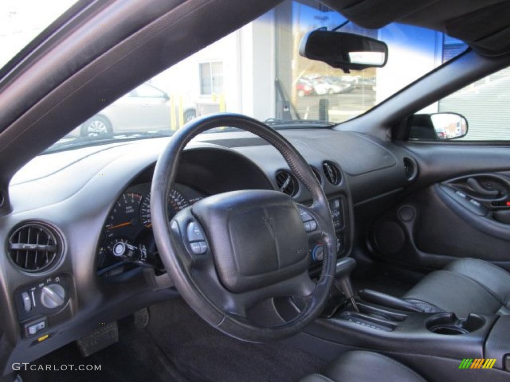 Ebony Interior 2000 Pontiac Firebird Trans Am WS-6 Coupe Photo #46304257