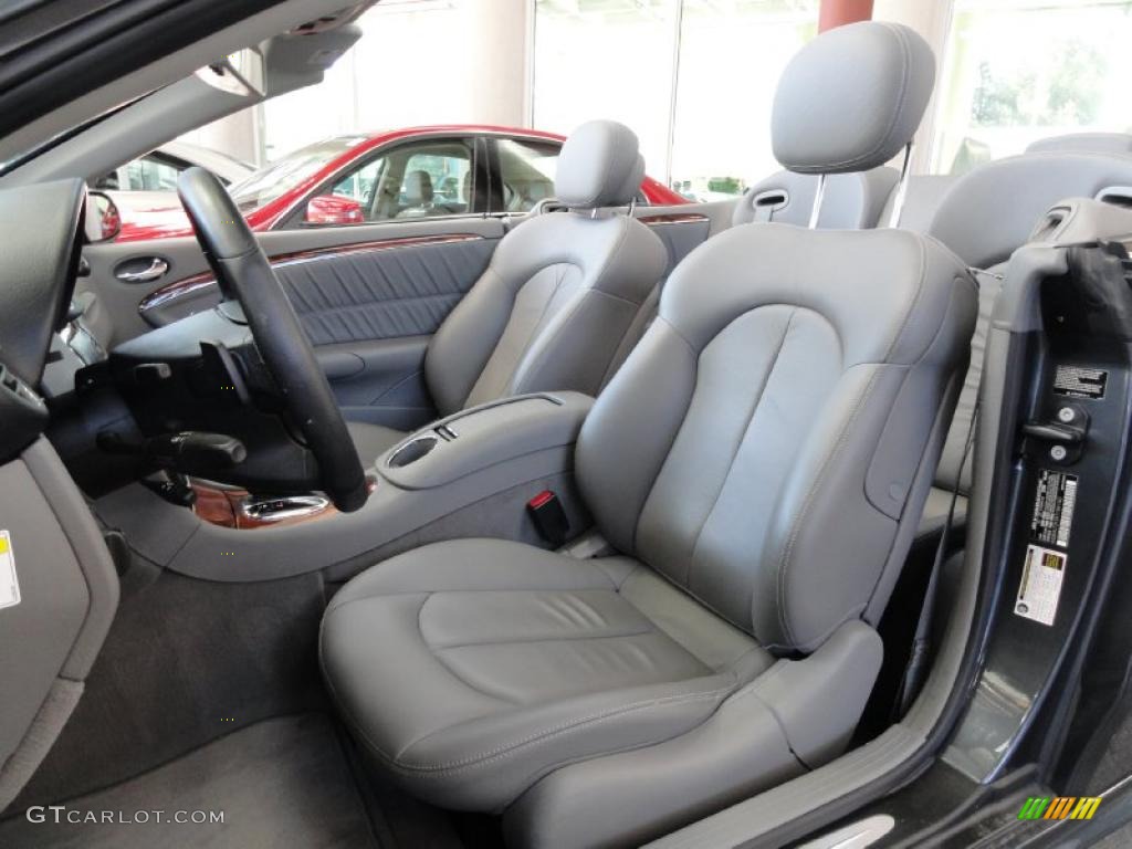 Ash Interior 2009 Mercedes-Benz CLK 550 Cabriolet Photo #46304455