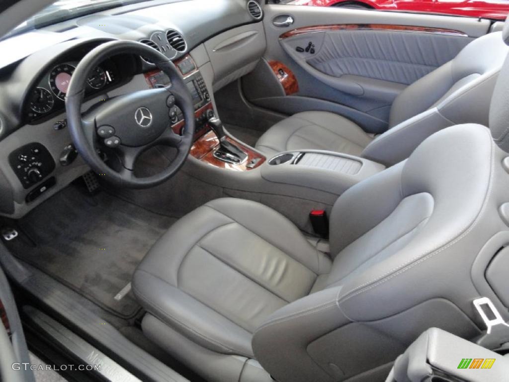 Ash Interior 2009 Mercedes-Benz CLK 550 Cabriolet Photo #46304887