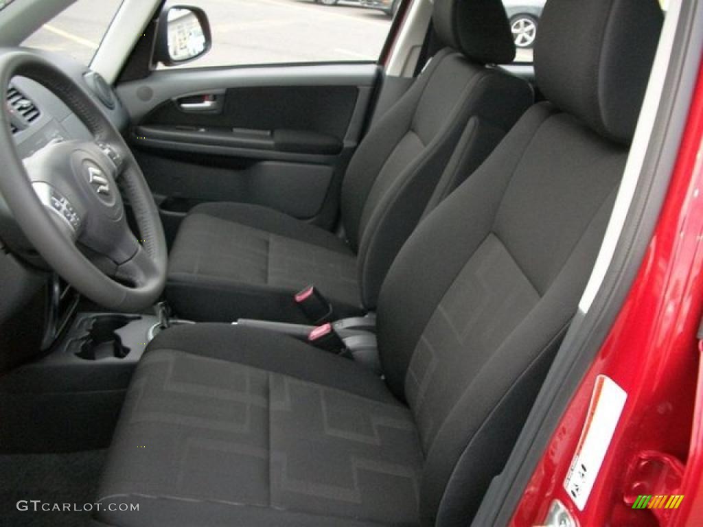 Black Interior 2011 Suzuki SX4 Crossover Touring AWD Photo #46305088