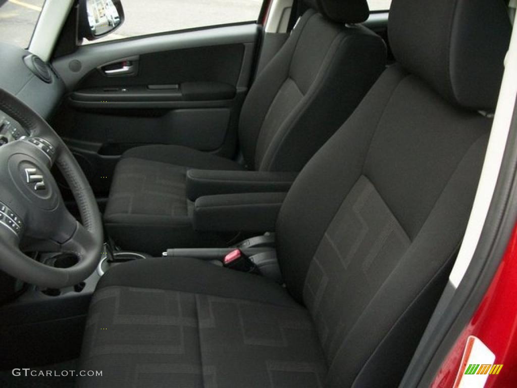 Black Interior 2011 Suzuki SX4 Crossover Touring AWD Photo #46305094