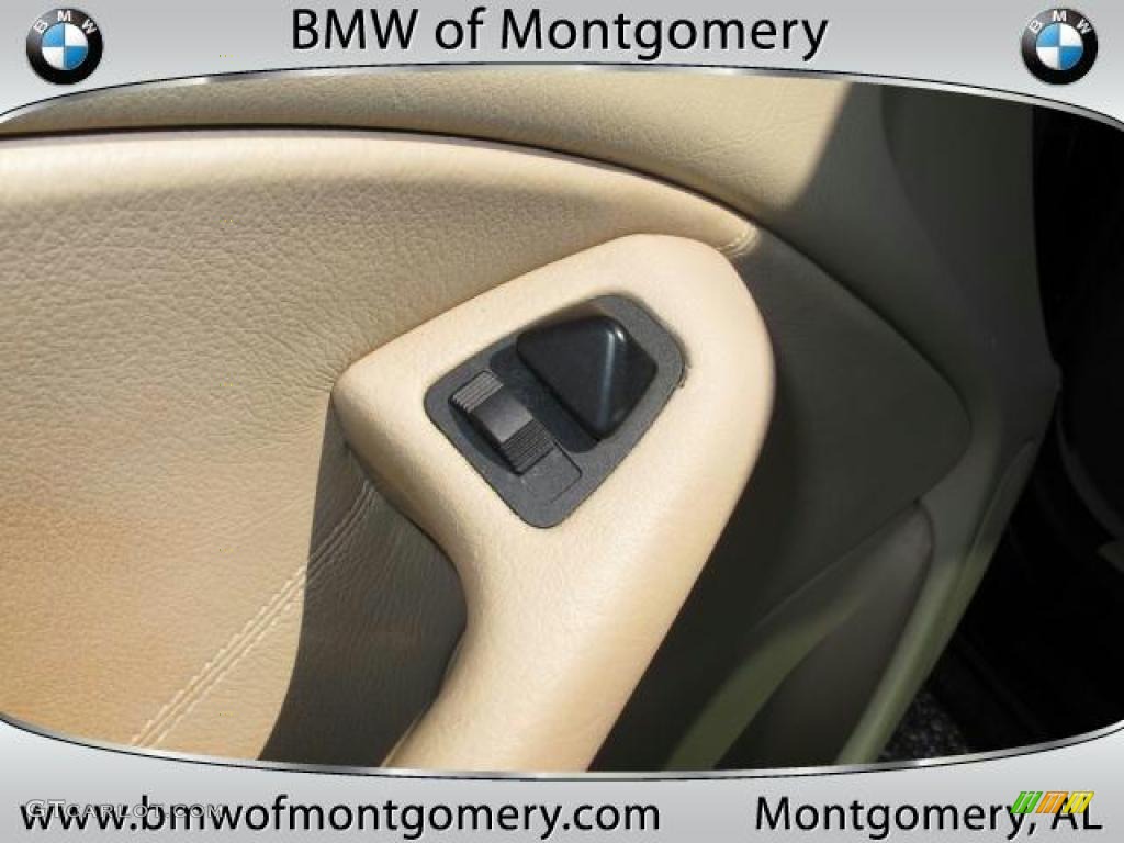 2001 3 Series 325i Sedan - Jet Black / Beige photo #15