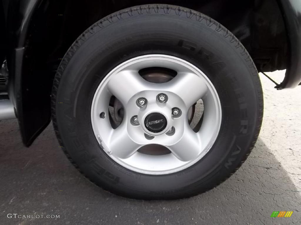2000 Nissan Frontier SE V6 Extended Cab 4x4 Wheel Photo #46305565