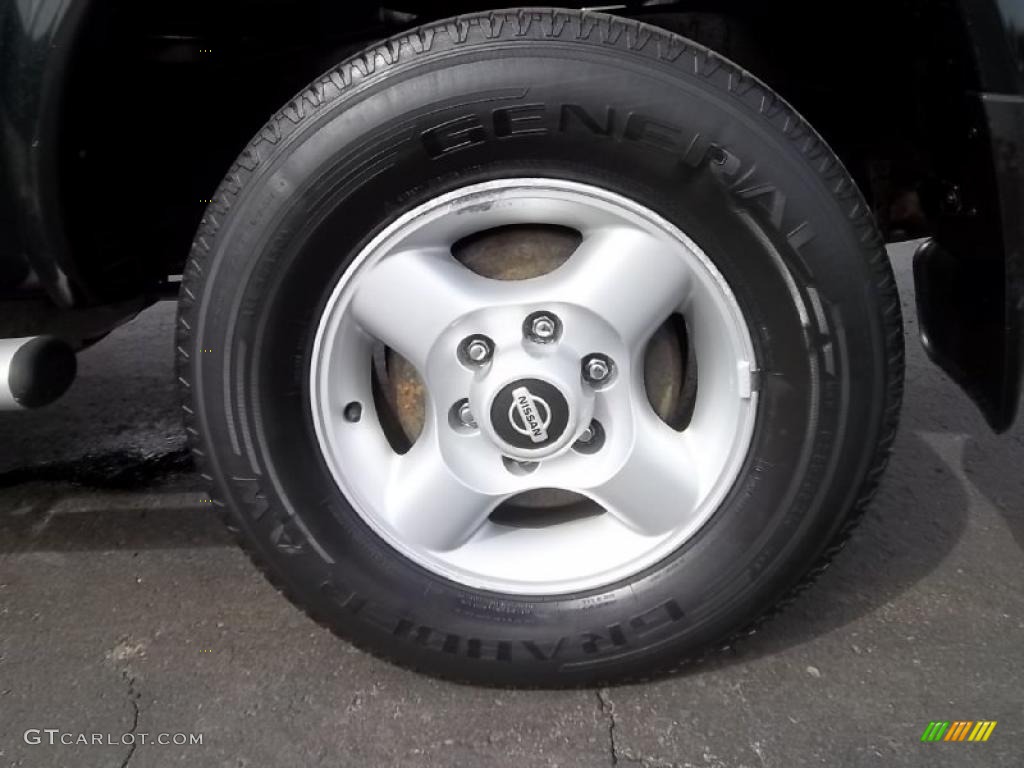 2000 Nissan Frontier SE V6 Extended Cab 4x4 Wheel Photo #46305589