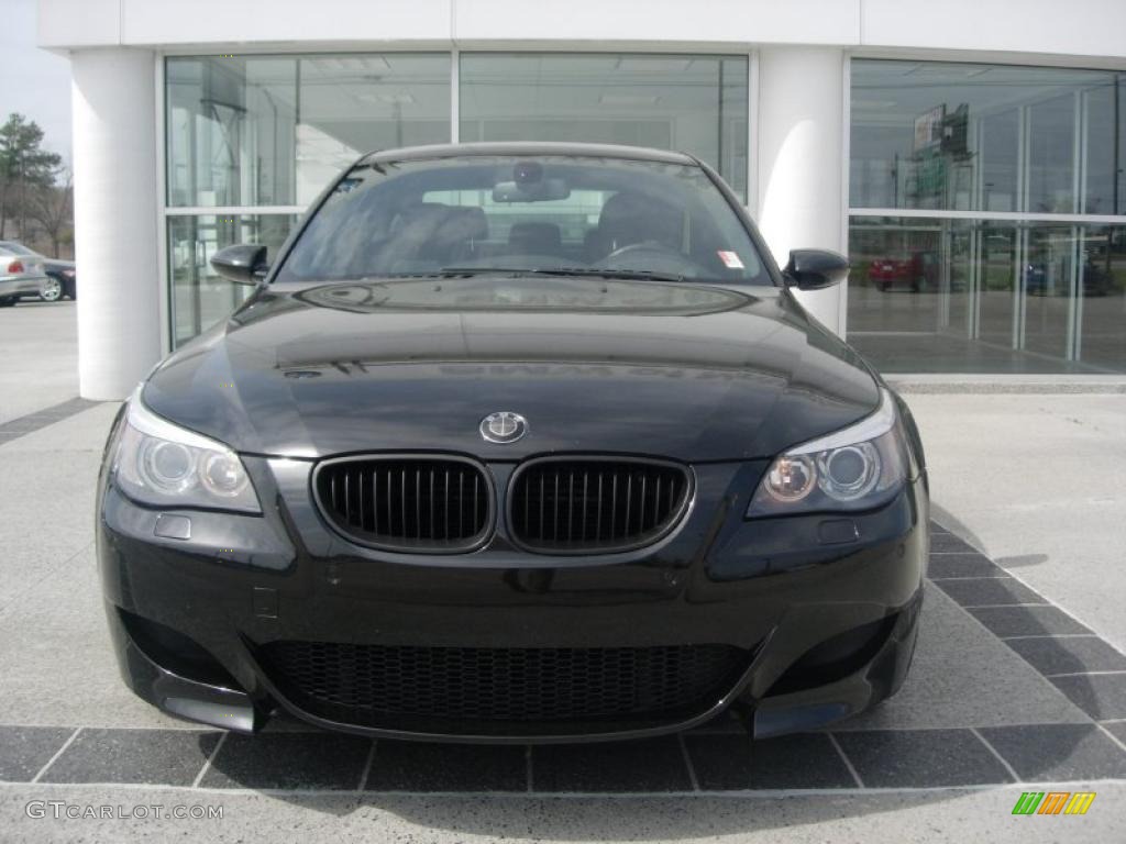 Black Sapphire Metallic 2007 BMW M5 Sedan Exterior Photo #46306070