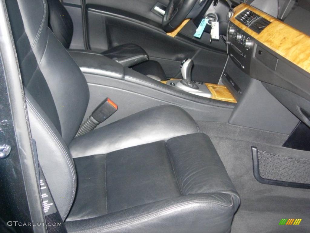 Black Interior 2007 BMW M5 Sedan Photo #46306247