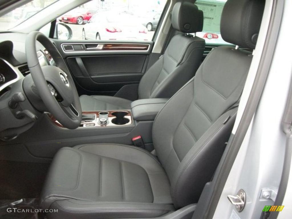Black Anthracite Interior 2011 Volkswagen Touareg VR6 FSI Sport 4XMotion Photo #46306481