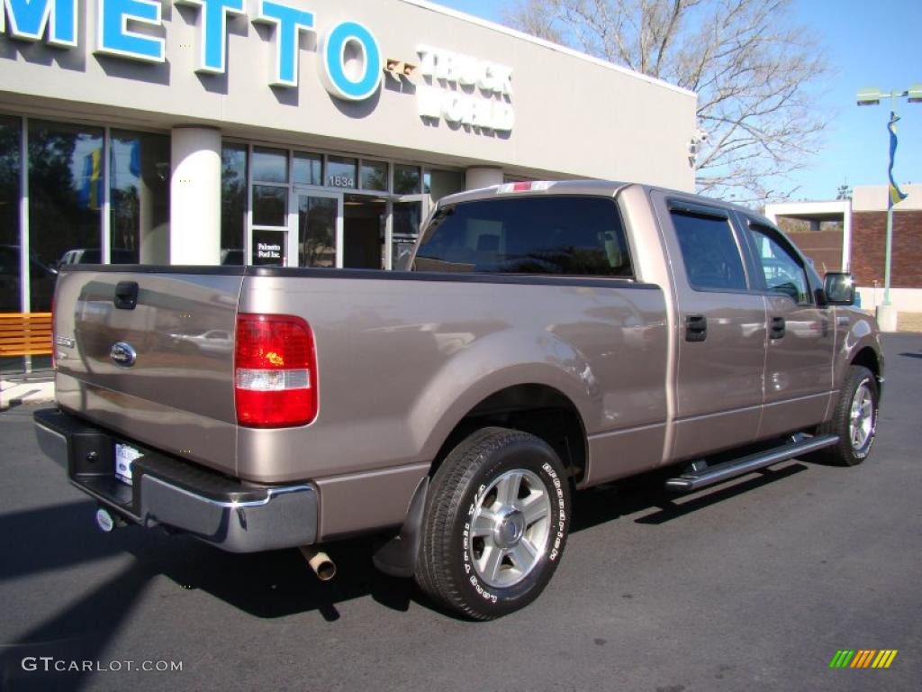 2006 F150 XLT SuperCrew - Arizona Beige Metallic / Tan photo #8