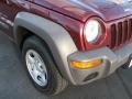 2003 Dark Garnet Red Pearl Jeep Liberty Sport 4x4  photo #2