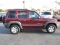 2003 Dark Garnet Red Pearl Jeep Liberty Sport 4x4  photo #14