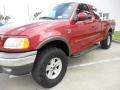 2002 Toreador Red Metallic Ford F150 XLT SuperCab 4x4  photo #3
