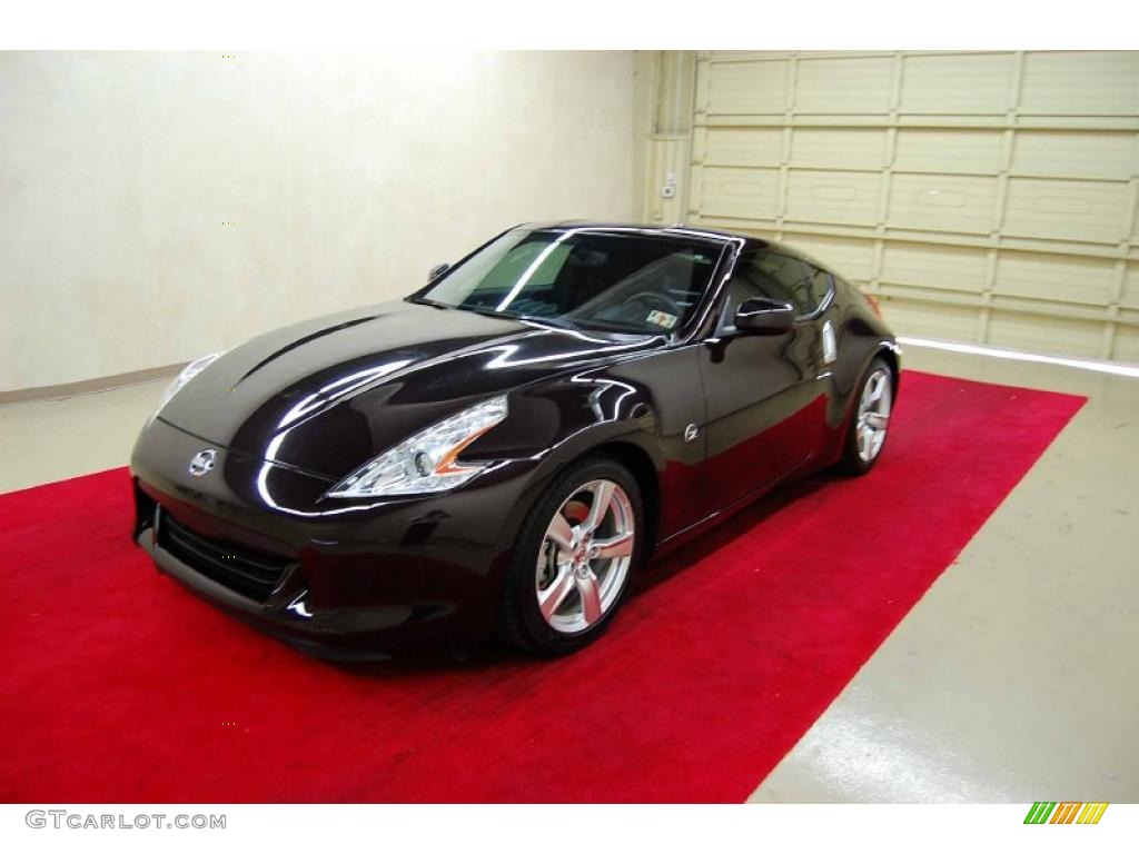 2010 370Z Touring Coupe - Magnetic Black / Black Leather photo #3