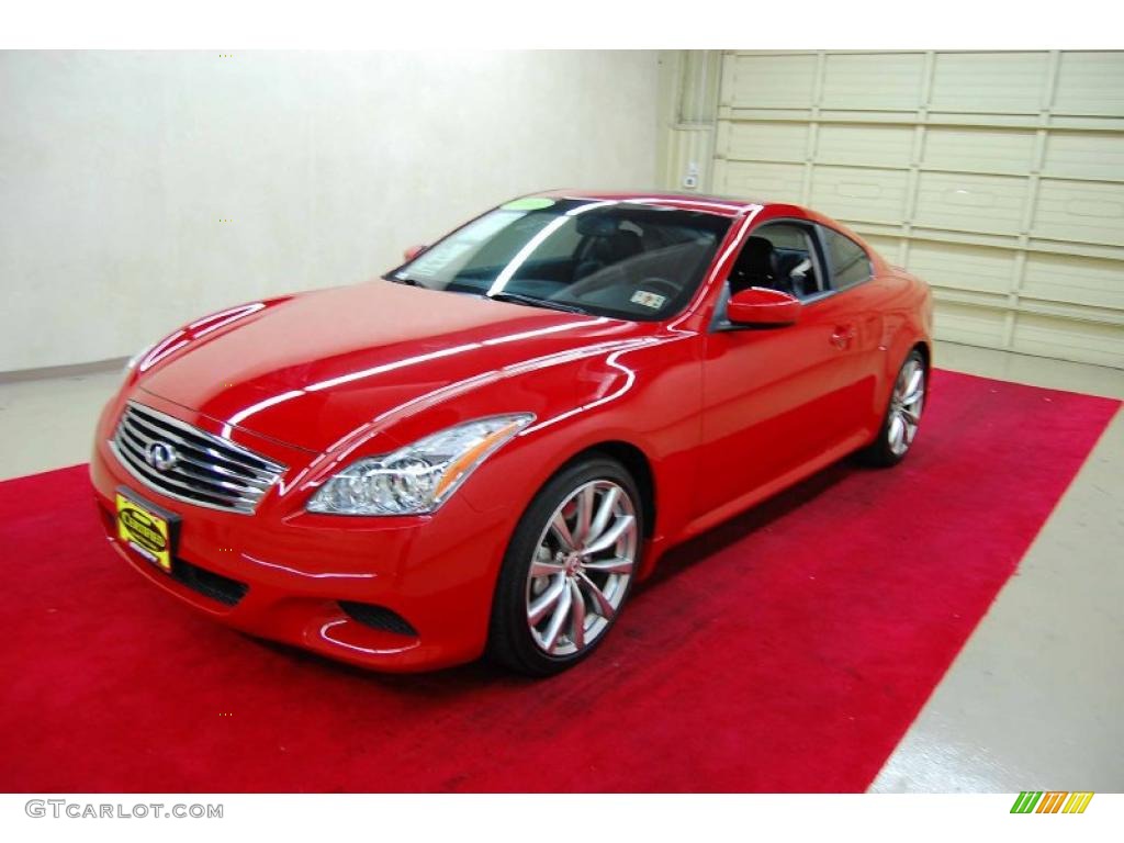 Vibrant Red 2008 Infiniti G 37 S Sport Coupe Exterior Photo #46308491