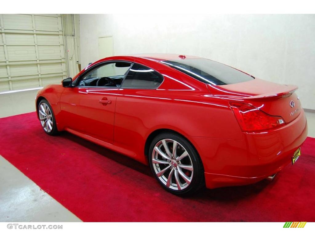 Vibrant Red 2008 Infiniti G 37 S Sport Coupe Exterior Photo #46308509