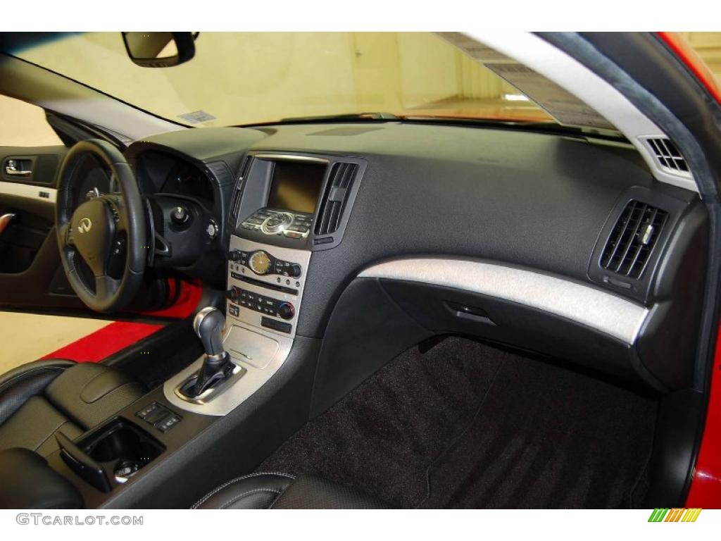 2008 Infiniti G 37 S Sport Coupe Graphite Dashboard Photo #46308668