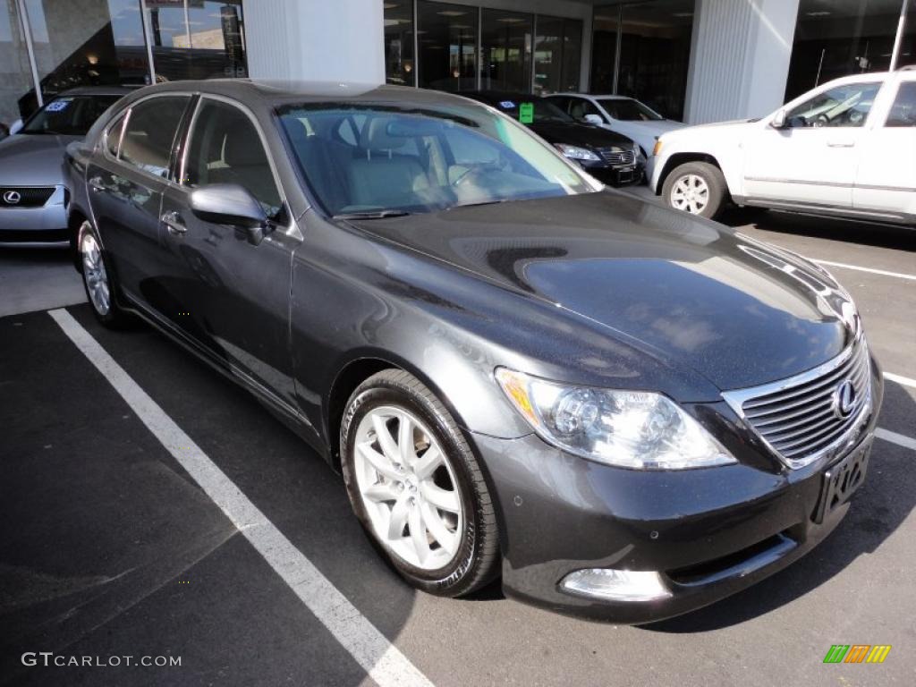 Smokey Granite Gray Mica 2008 Lexus LS 460 L Exterior Photo #46309508