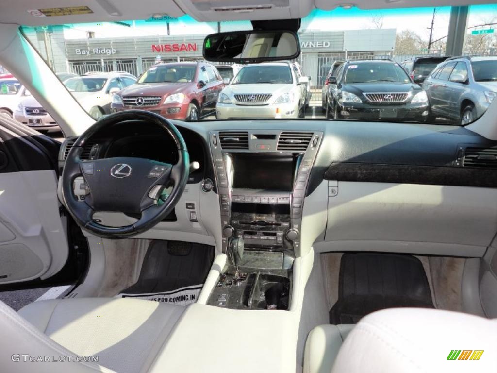 2008 Lexus LS 460 L Light Gray Dashboard Photo #46309559