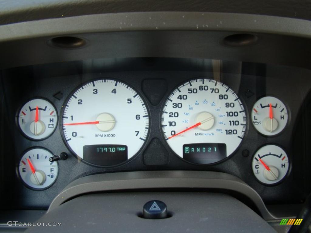 2002 Dodge Ram 1500 SLT Quad Cab Gauges Photo #46309739
