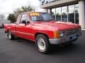 1988 Red Toyota Pickup Deluxe Extended Cab  photo #2