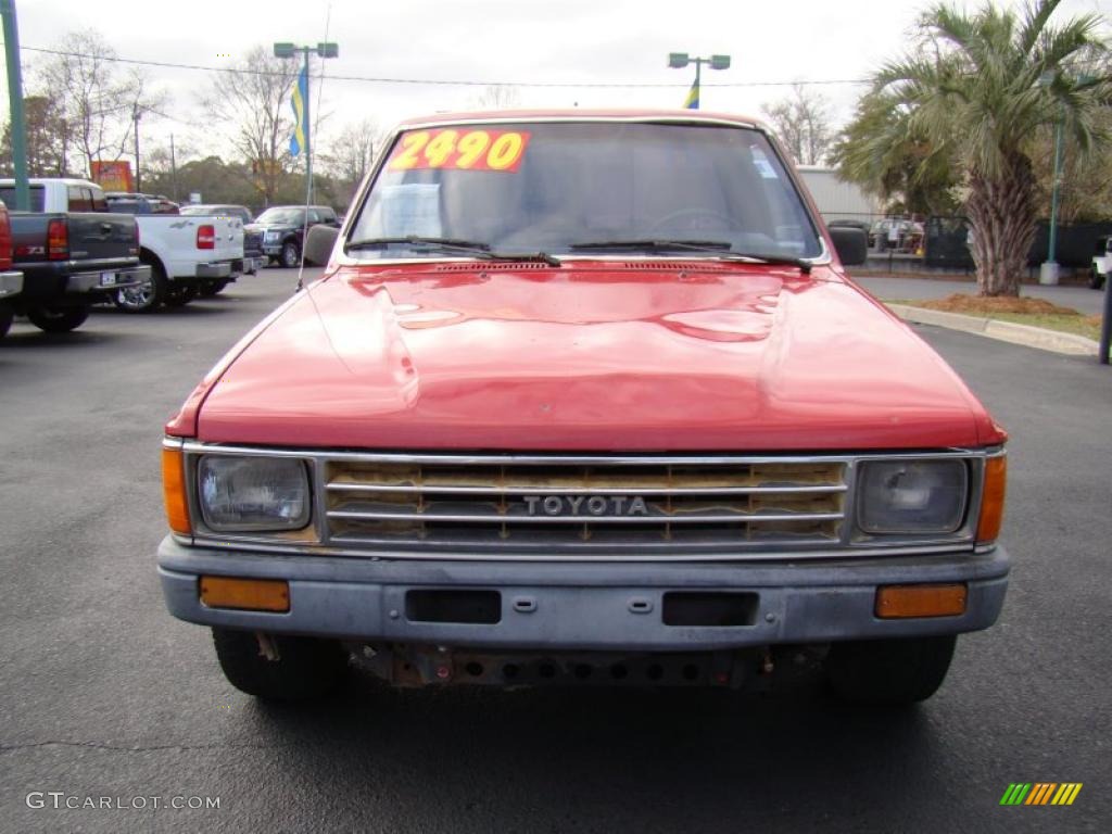 1988 Pickup Deluxe Extended Cab - Red / Gray photo #3