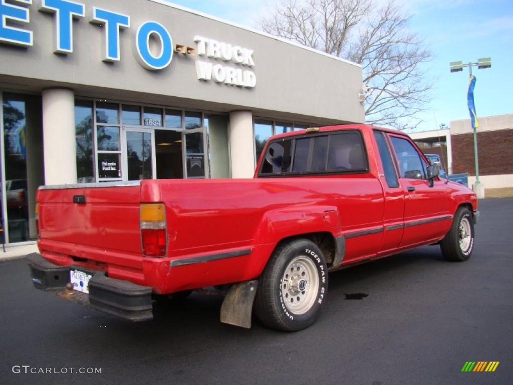 1988 Pickup Deluxe Extended Cab - Red / Gray photo #8