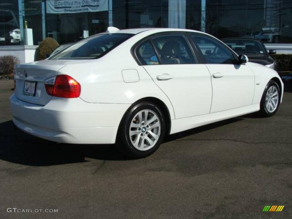 2006 3 Series 325xi Sedan - Alpine White / Sand photo #8