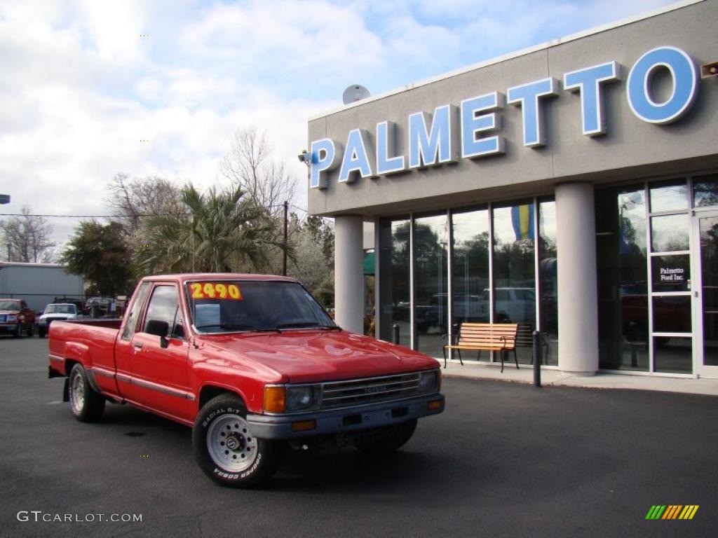 1988 Pickup Deluxe Extended Cab - Red / Gray photo #23