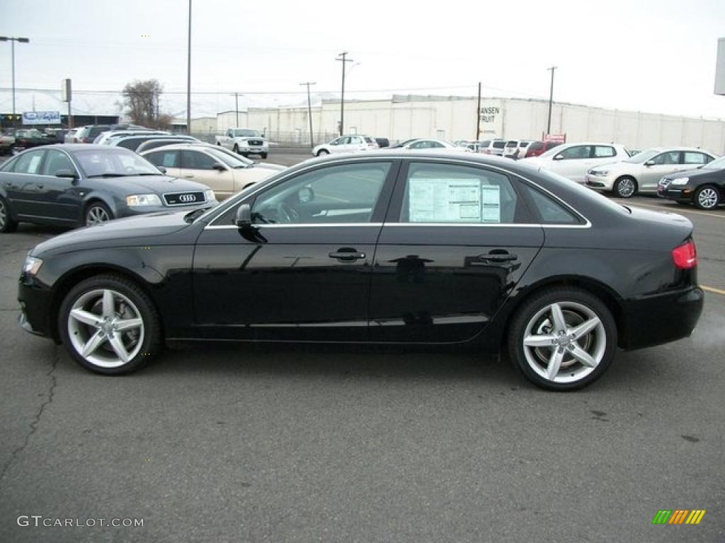 2011 A4 2.0T quattro Sedan - Brilliant Black / Black photo #8