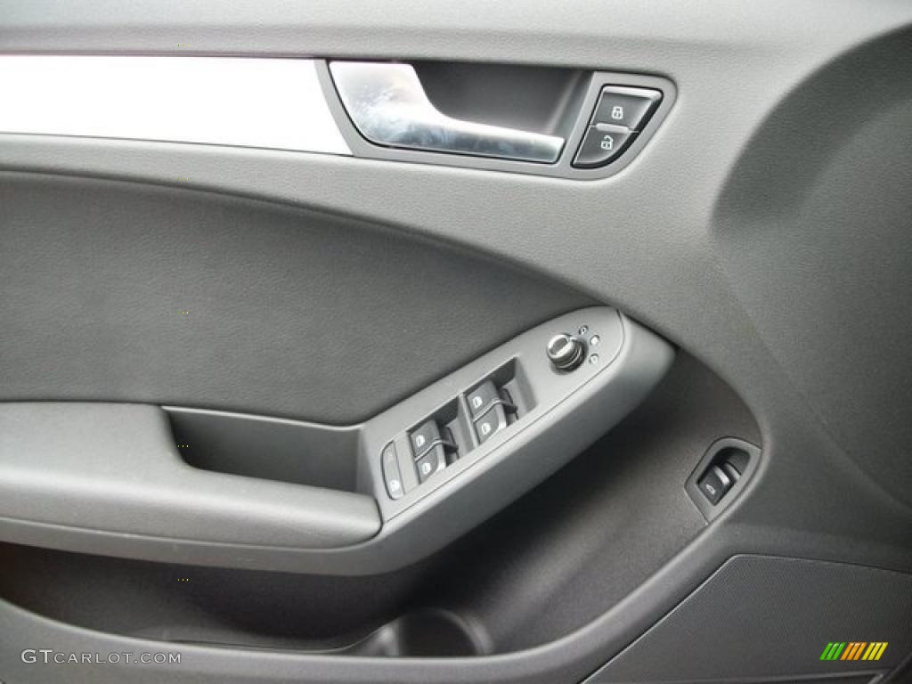 2011 Audi A4 2.0T quattro Sedan Black Door Panel Photo #46311347